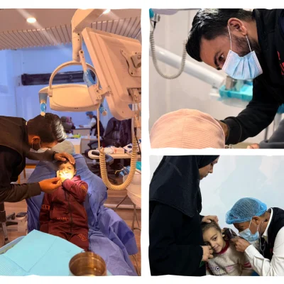 ابتسامات تُعالَج وسط الحرب… عناية صحية تعيد الطمأنينة لأطفال شمال غزة