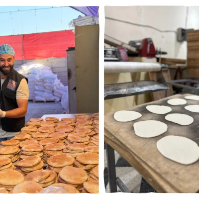 خبز الأمل ... توزيع ربطات الخبز على مخيمات النزوح في شمال قطاع غزة