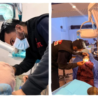 ابتسامات تُشفى رغم الحرب… عيادة طبية تُعيد الطمأنينة لأطفال المخيمات